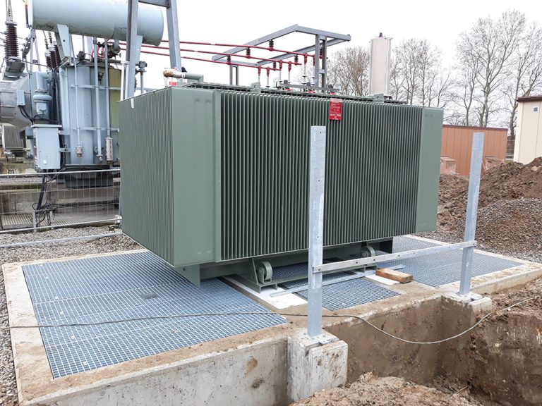 Auffangwanne 380 kV Transformator: Anforderungen an Rückhaltesysteme für Höchstspannungsanlagen